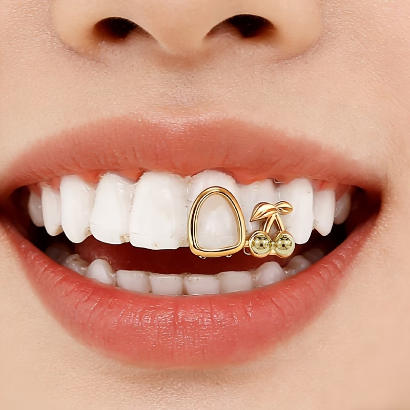 Body Jewelry Unique - Best-Selling Hip-Hop, Fashionable Cherry-Style , Hollowed-Out