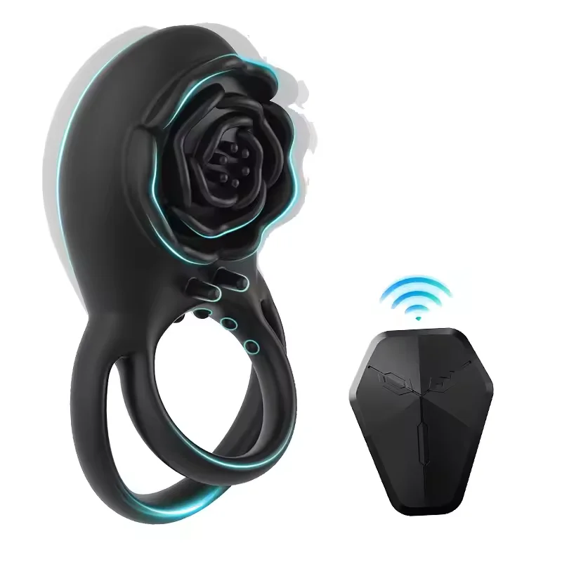 Body Jewelry Nipple Rings - Black Rose Penis Ring Women Vibrator