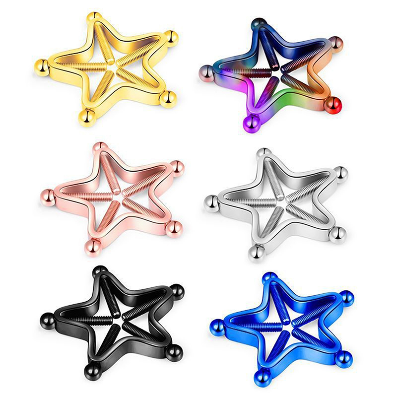 Body Jewelry Nipple Rings - New 1Pc Stainless Steel Adjustable Nipple