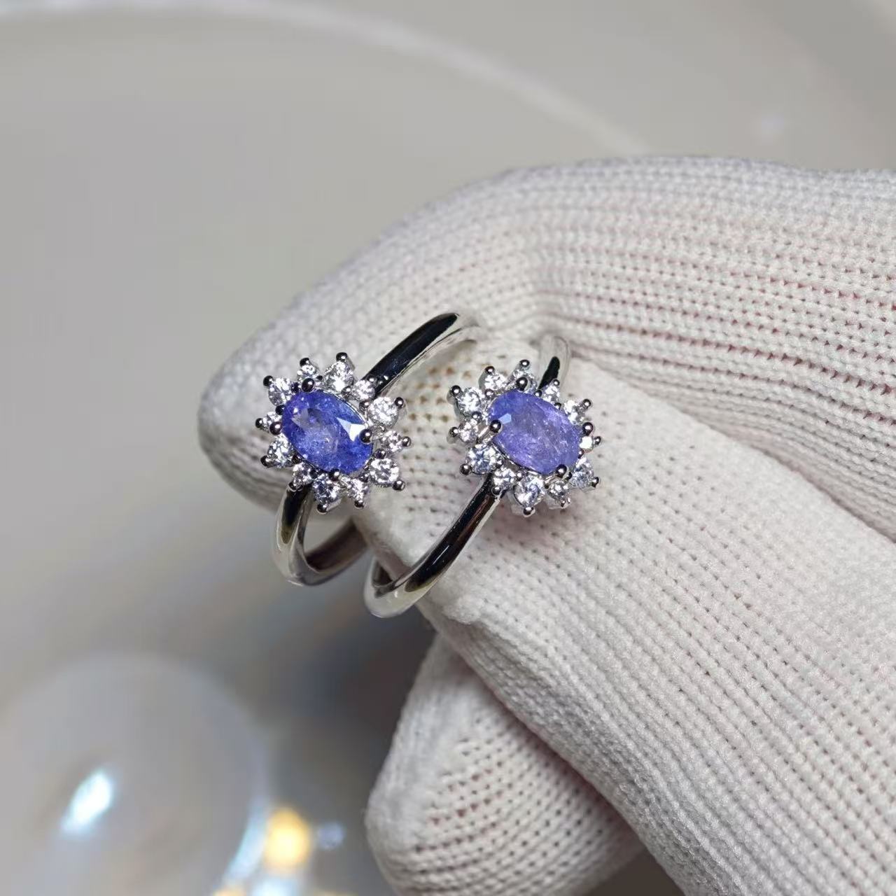 Body Jewelry Wholesale - Natural Tanzanite Ring Adjustable Female Ring