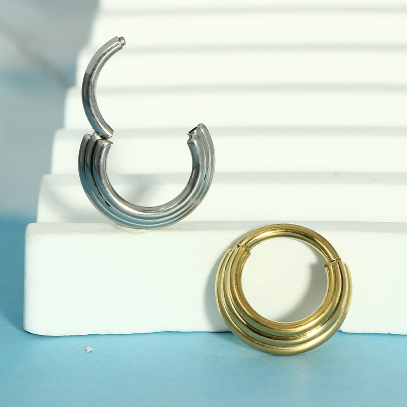 Nose Hoop Earrings Metal Nose  - Body Jewelry Earrings review and price