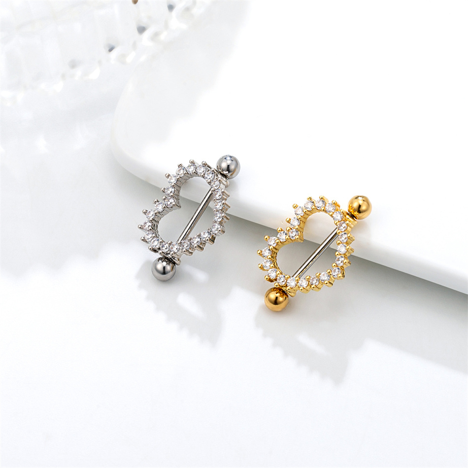 1 Pair Titanium Nipple Piercin - Body Jewelry Nipple Rings review and price