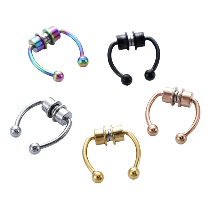 1/2/3Pcs Fake Magnetic Nose Ri - Body Jewelry Septum review and price
