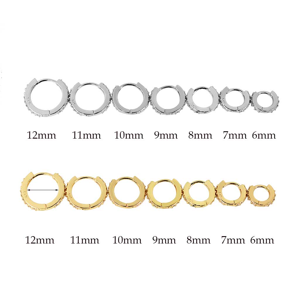 Rainbow CZ Huggies Hoop Earrin - Helix Cartilage Ring review and price