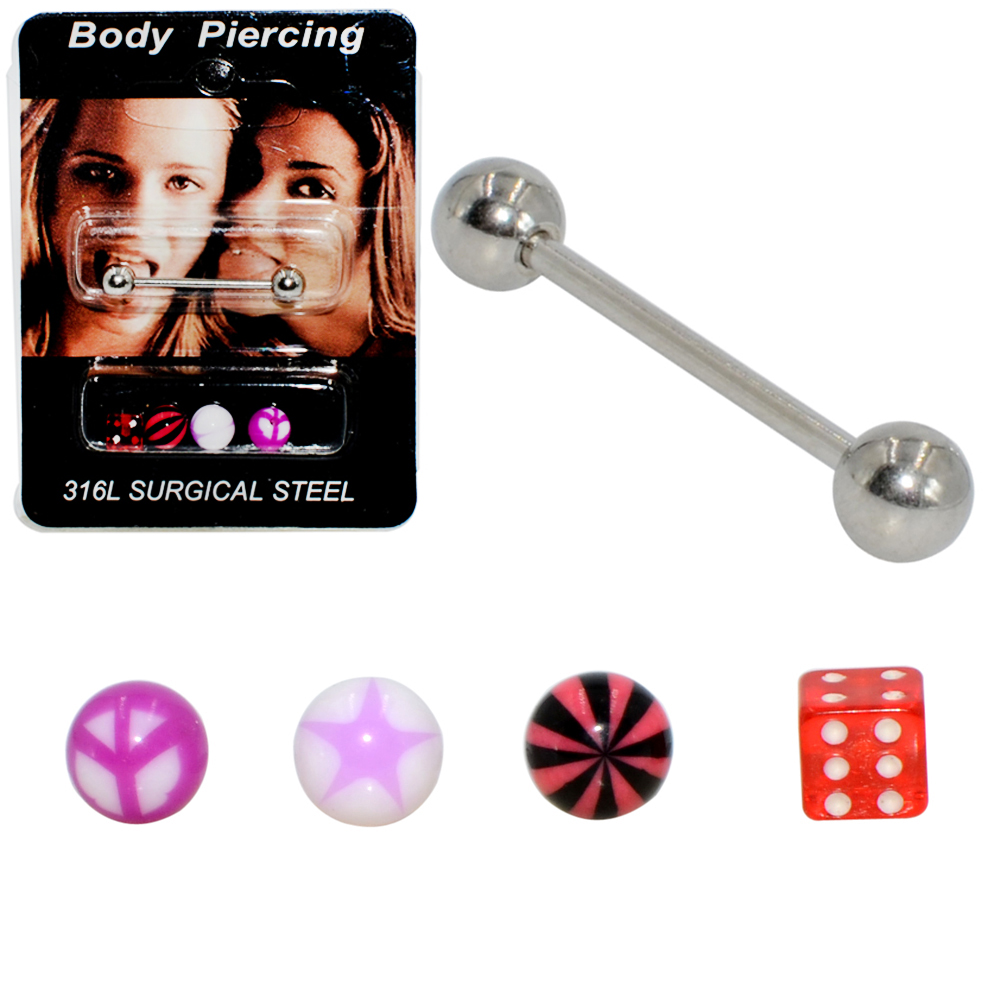 1Set(5 pcs) Surgical Steel Bar - Body Jewelry Nipple Rings review and price