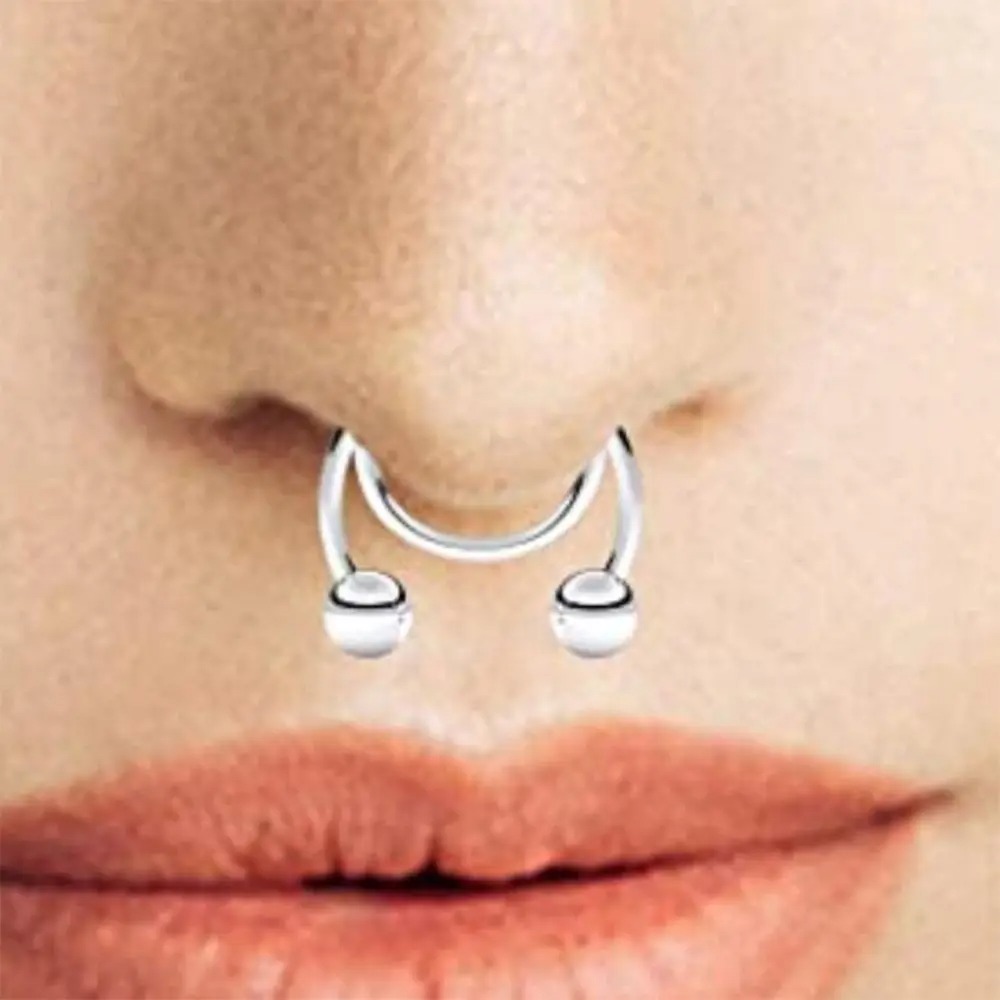2pcs Stainless Steel Fake Sept - Body Jewelry Septum review and price