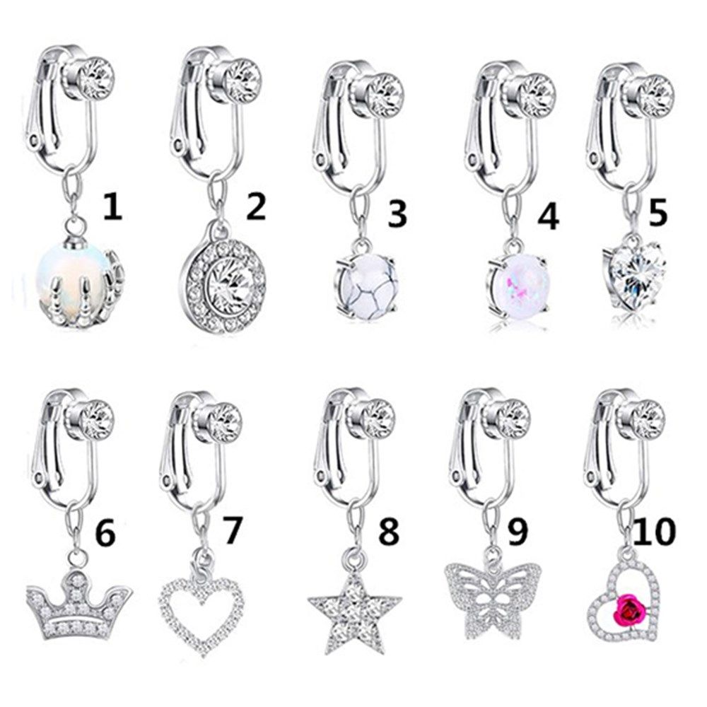 Accessories Clip On Earrings C - Body Jewelry Earrings review and price