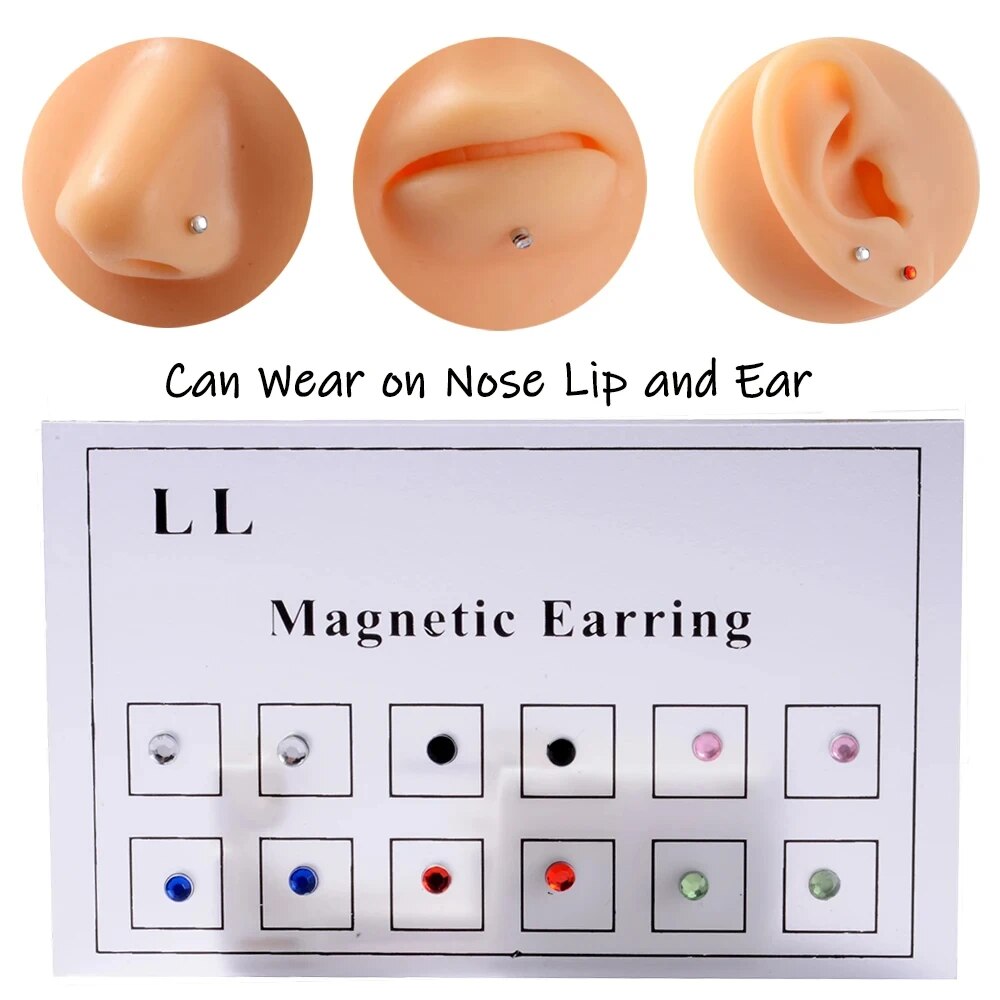 12PCS/Card Fake Cheater Non Pi - Body Jewelry Ear Piercing review and price