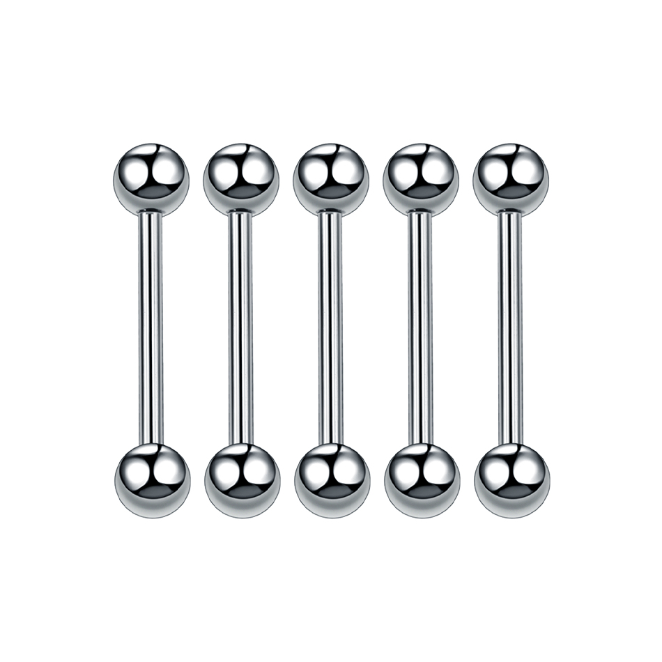 1/5PCS Titanium External Threa - Body Jewelry Nipple Rings review and price
