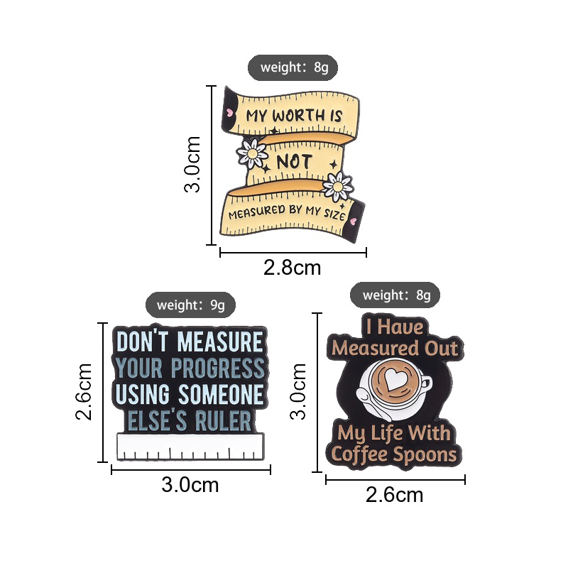 Body Positive Enamel Pins My W - Body Jewelry Measurements review and price