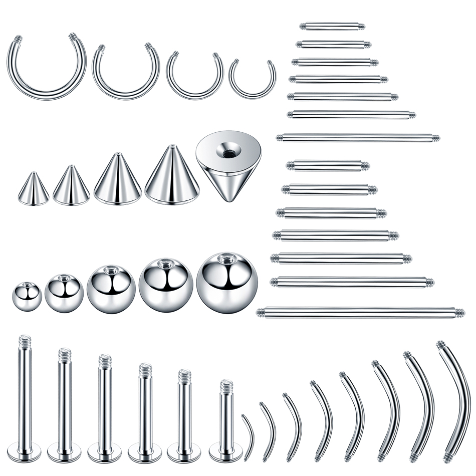 100pcs/lot Steel Earring Barbe - Body Jewelry Nipple Rings review and price