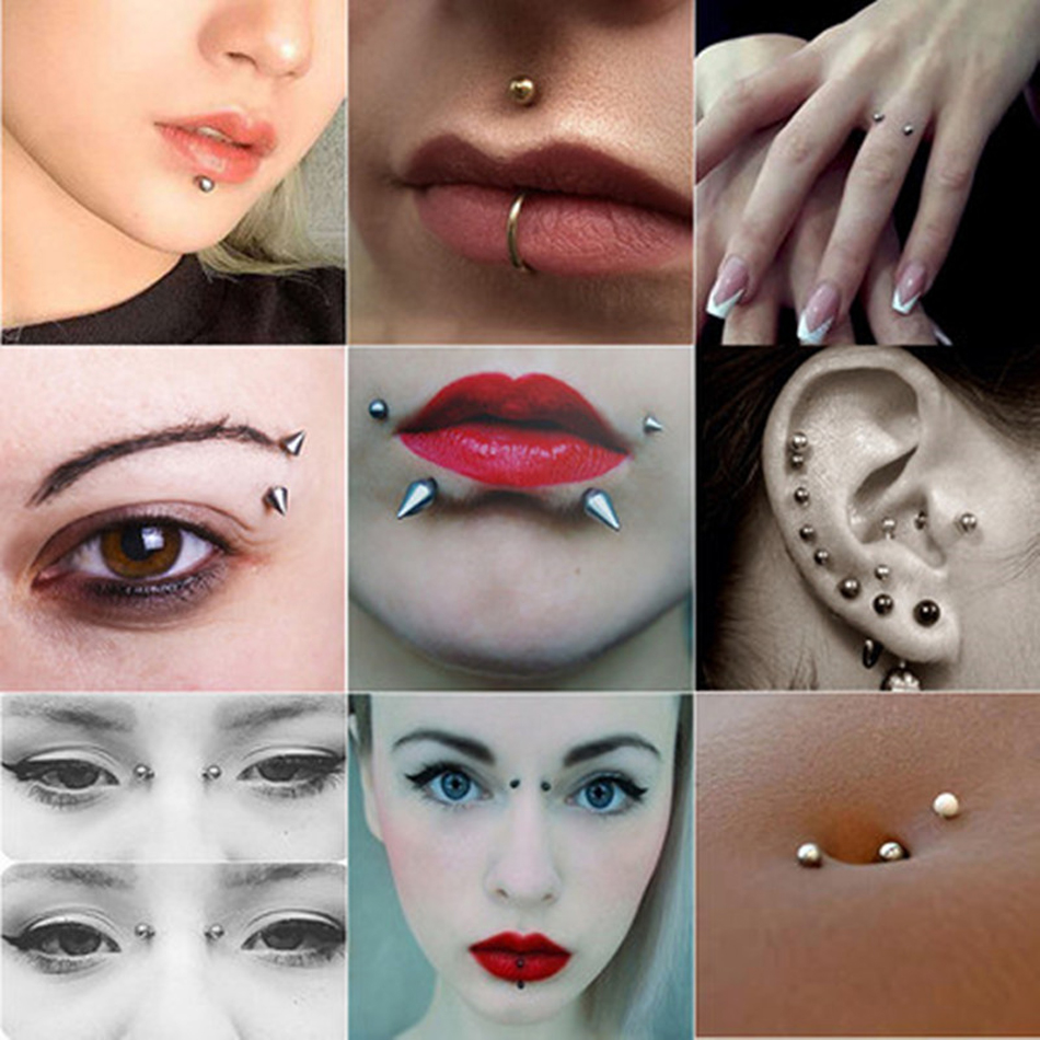 100pcs/lot Steel Earring Barbe - Body Jewelry Nipple Rings review and price