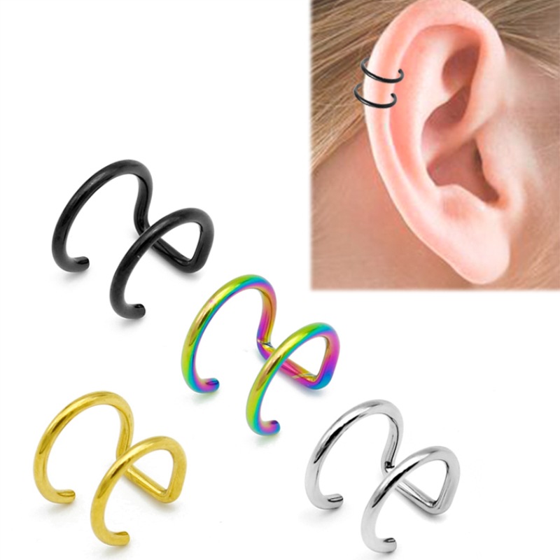 2Pcs 316L Stainless Steel Clip - Body Jewelry Ear Piercing review and price