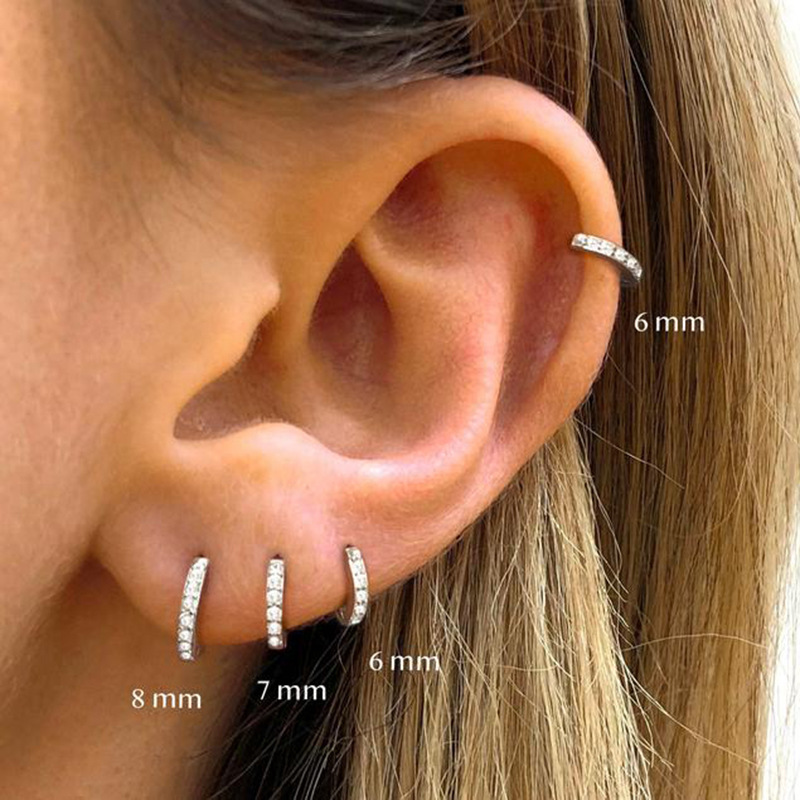 2Pcs Rainbow Little Huggies St - Helix Cartilage Ring review and price