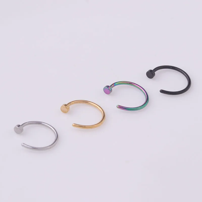 5pcs/lot 20G Nose Ring Hoop, 6 - Body Jewelry Earrings review and price