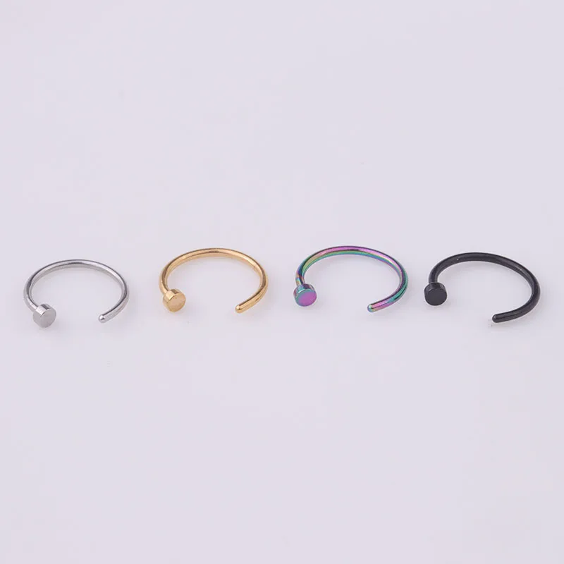 5pcs/lot 20G Nose Ring Hoop, 6 - Body Jewelry Earrings review and price