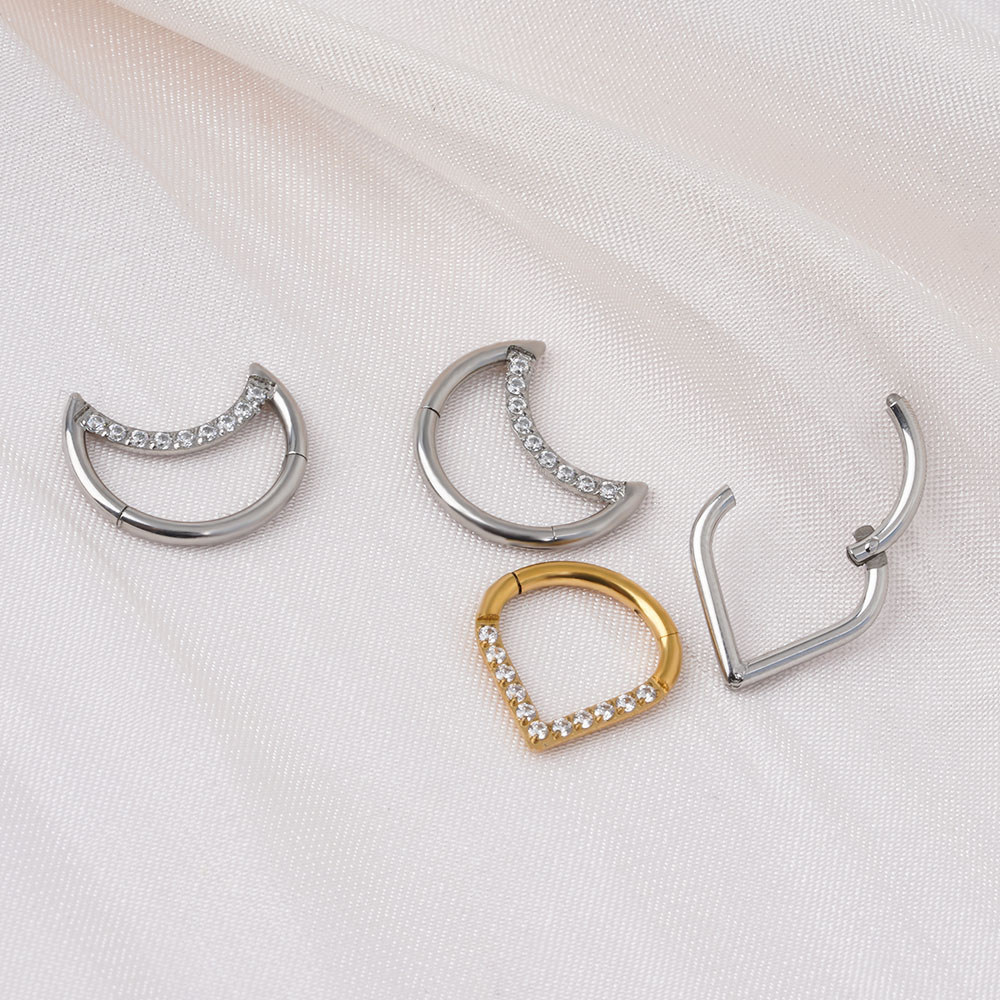 F136 Titanium Hinged Tear Drop - Helix Cartilage Ring review and price
