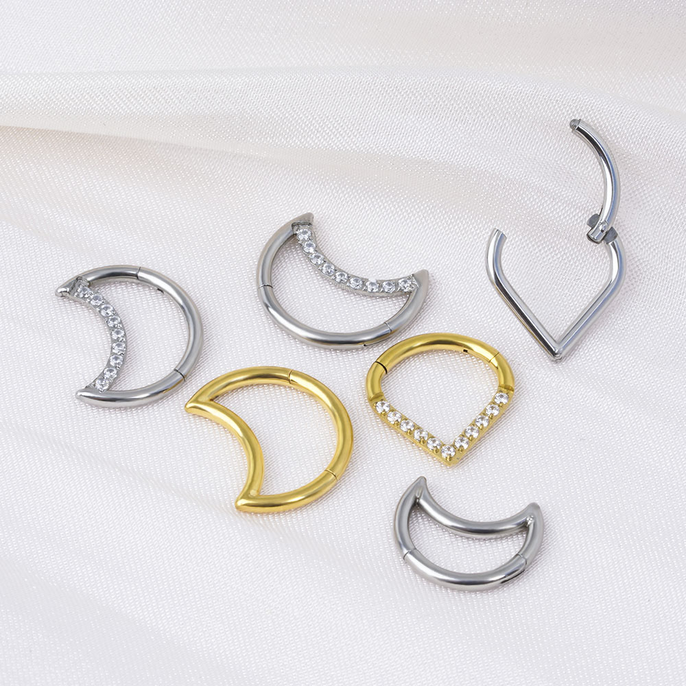 F136 Titanium Hinged Tear Drop - Helix Cartilage Ring review and price