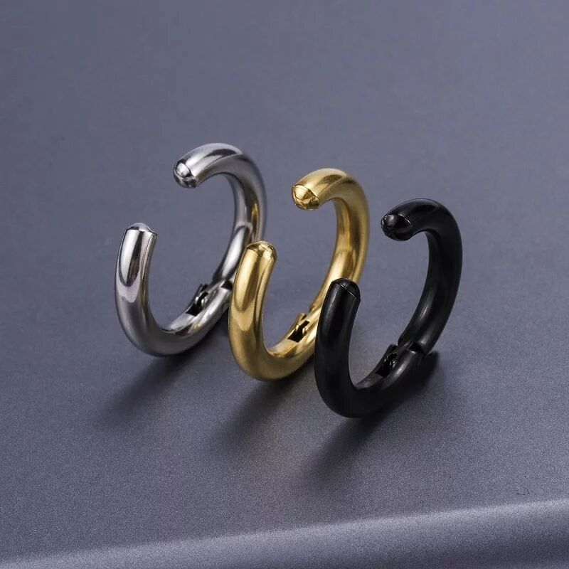 2/6Pcs Fake Huggie Hoop Earrin - Body Jewelry Earrings review and price