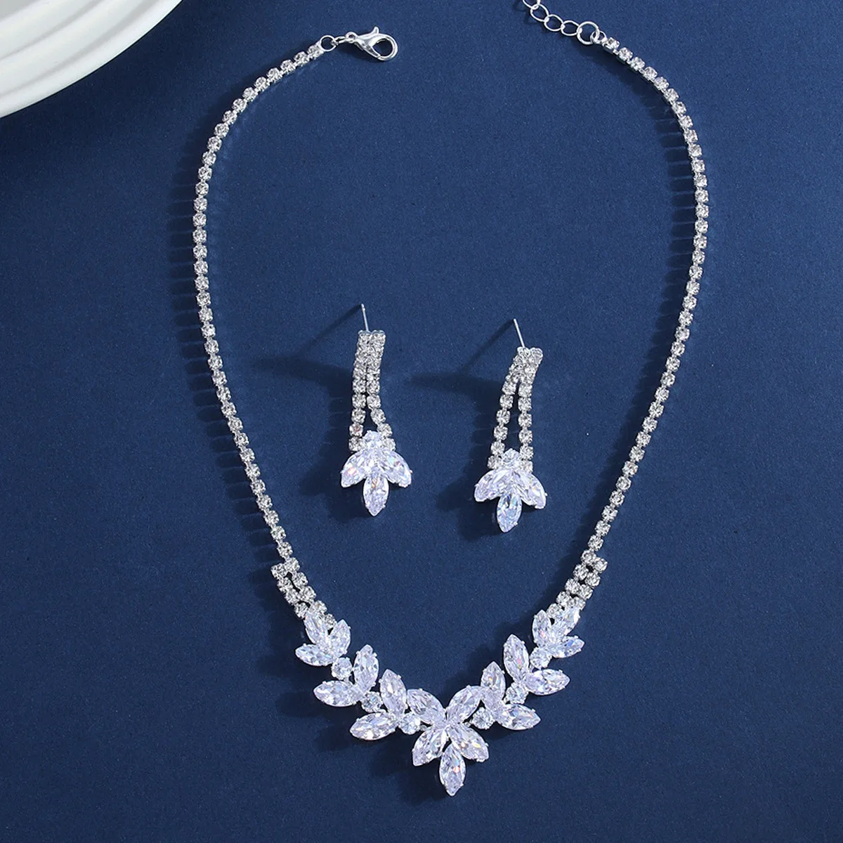 Exquisite Rhinestone Choker Ea - Body Jewelry Earrings review and price