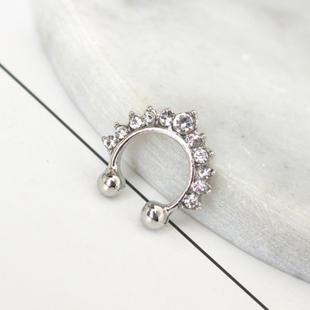 Stylish Alloy Nose Ring with S - Body Jewelry Septum review and price