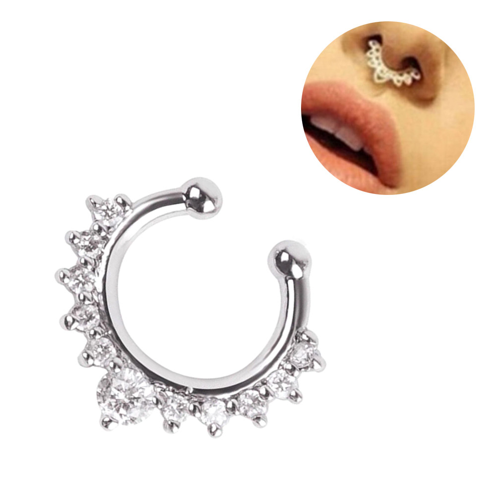 Stylish Alloy Nose Ring with S - Body Jewelry Septum review and price