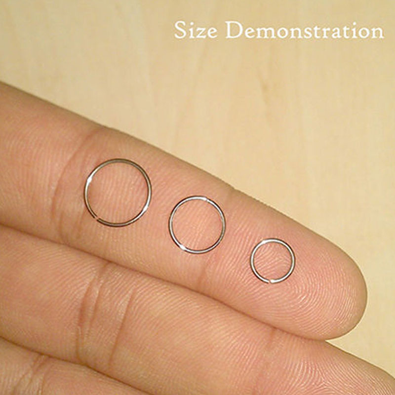 925 silver nose ring lip ring  - Helix Cartilage Ring review and price