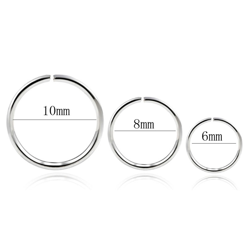 925 silver nose ring lip ring  - Helix Cartilage Ring review and price