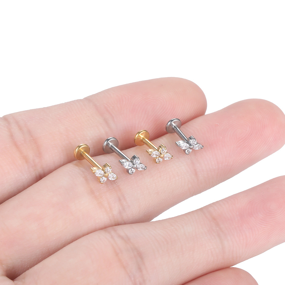 1PC G23 Titanium Labret Pierci - Helix Cartilage Ring review and price