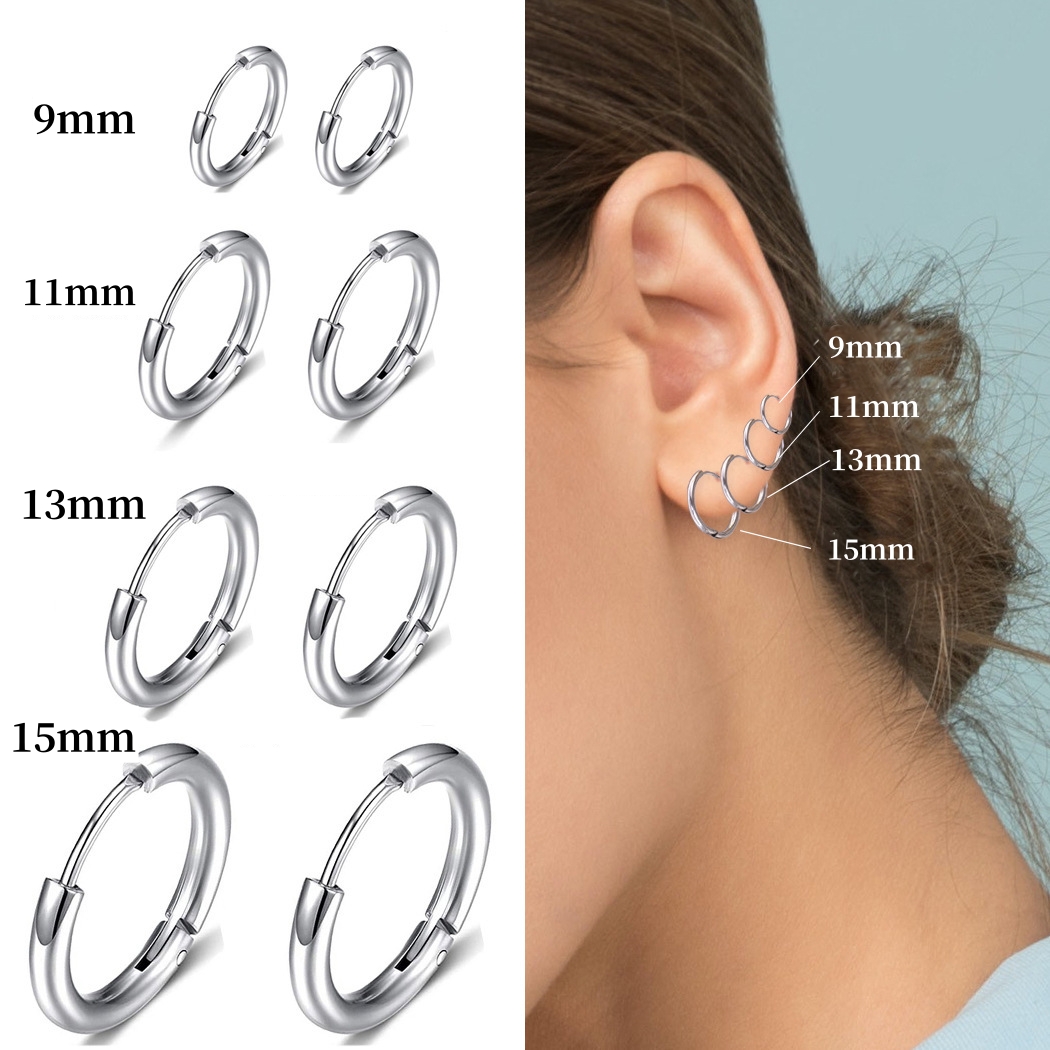 9/11/13/15/20/25mm Solid Silve - Helix Cartilage Ring review and price