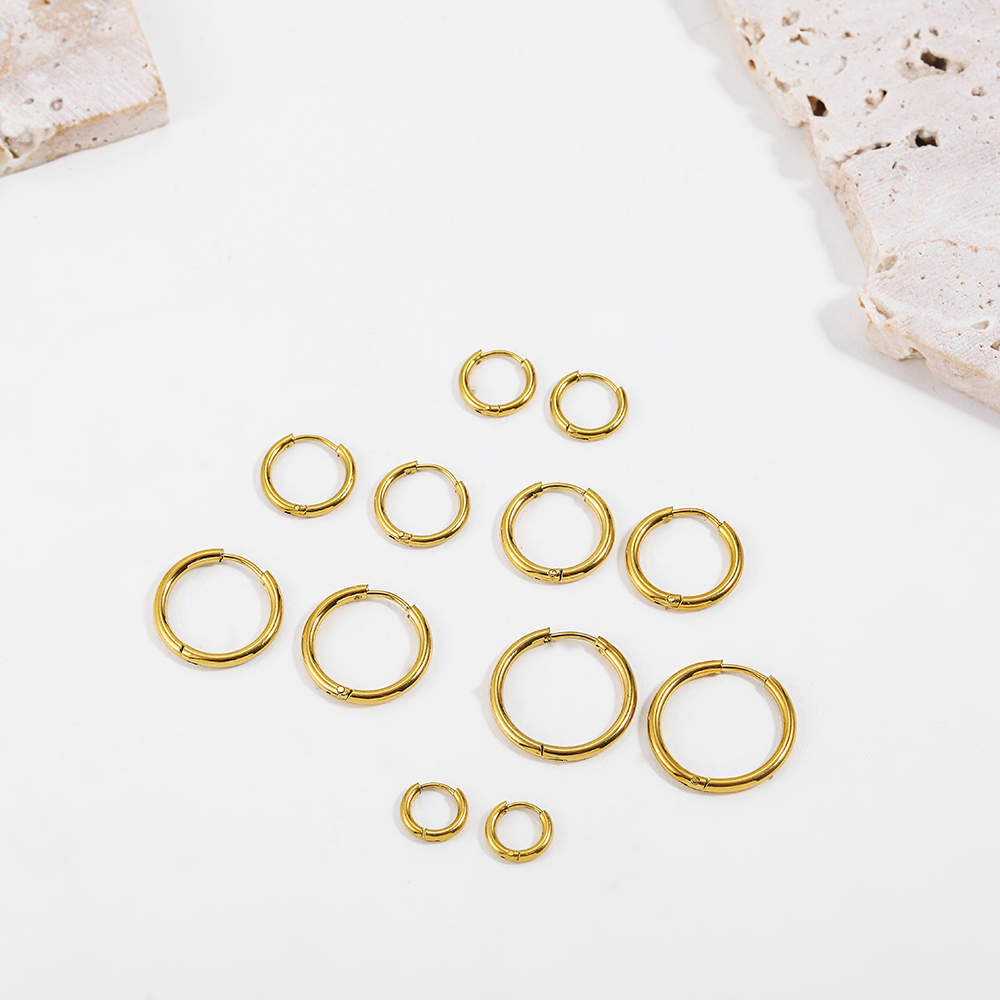 Gold Color 18K Round Circle St - Helix Cartilage Ring review and price