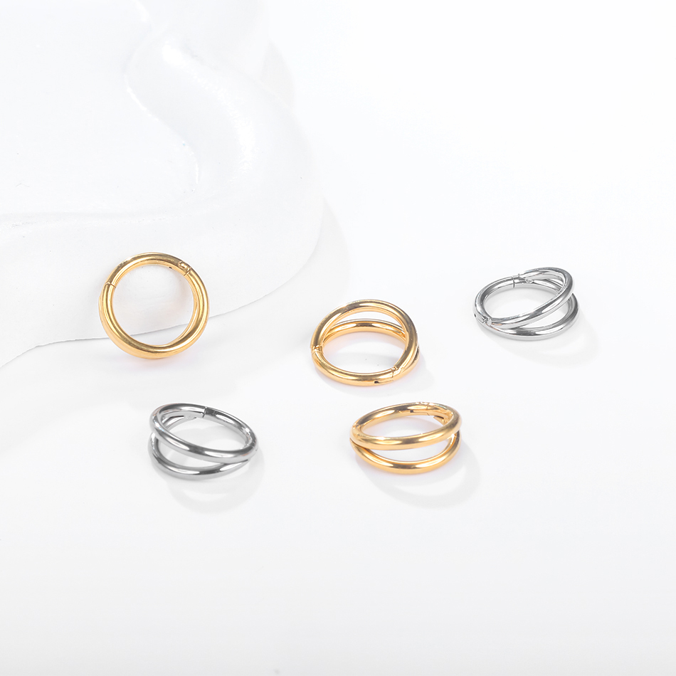 1pc Titanium Cartilage Hoop Ea - Body Jewelry Septum review and price