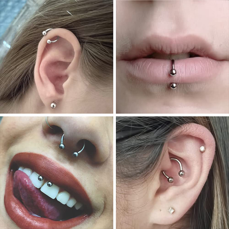 5pcs/lot Stainless Steel 18G H - Helix Cartilage Ring review and price