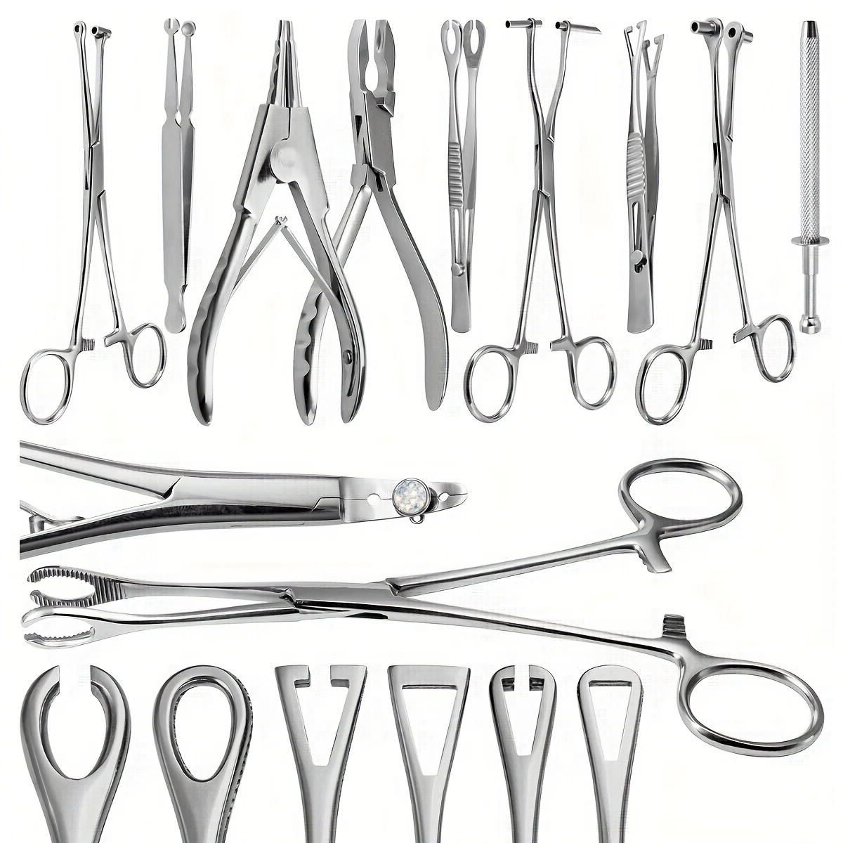 Body Piercing Tool Needle Pipe - Body Jewelry Ring Opening Pliers review and price