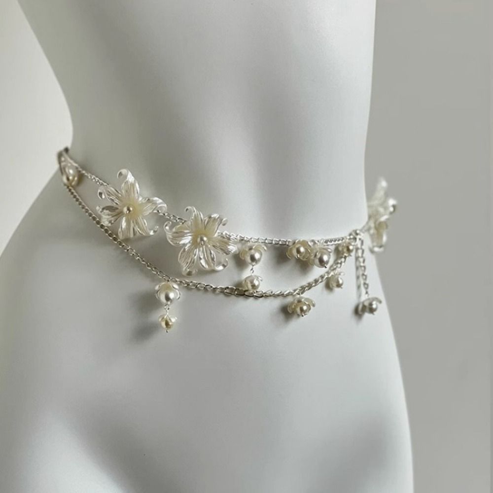 Fashion Elegant Pearl Waist Ch - Body Jewelry Waist review and price