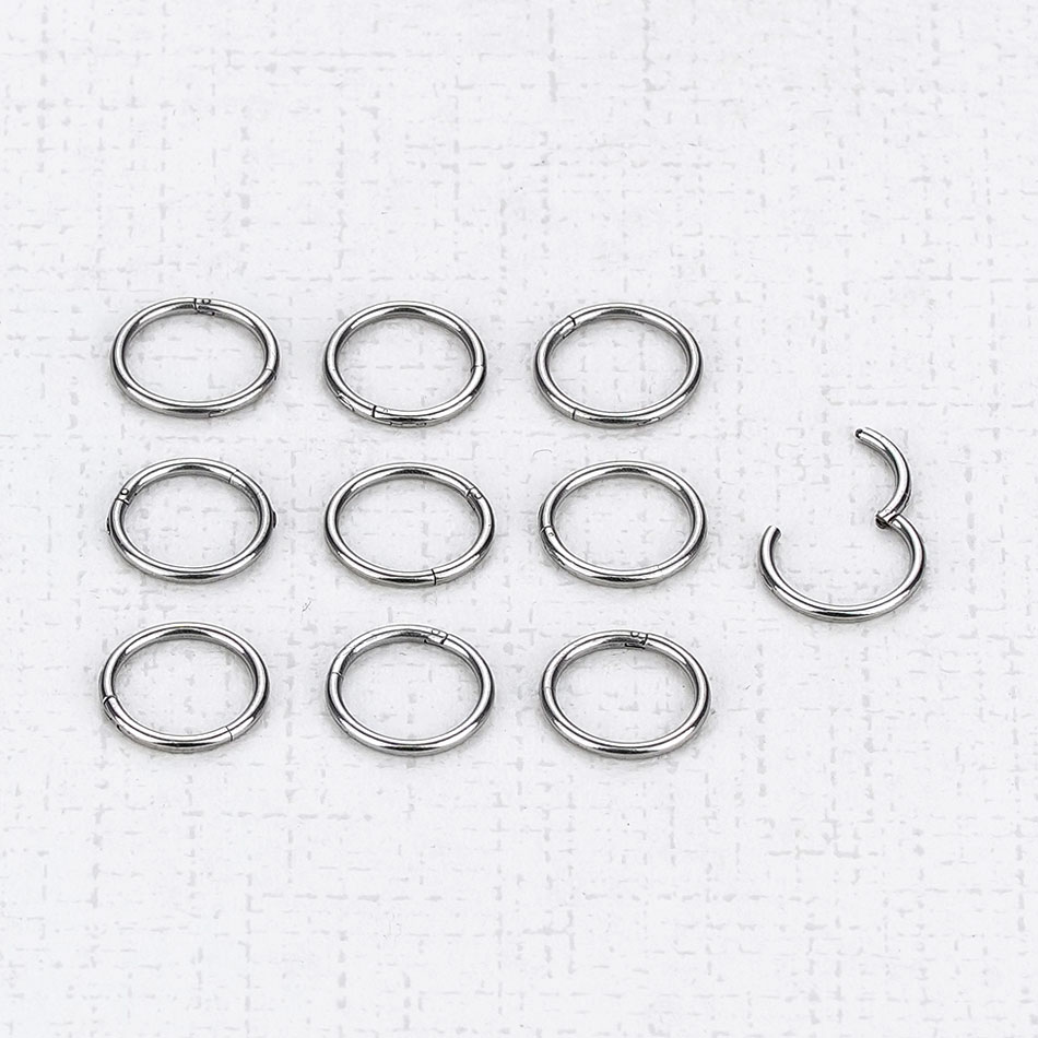 1PC G23 Titanium Hinged Segmen - Body Jewelry Nipple Rings review and price