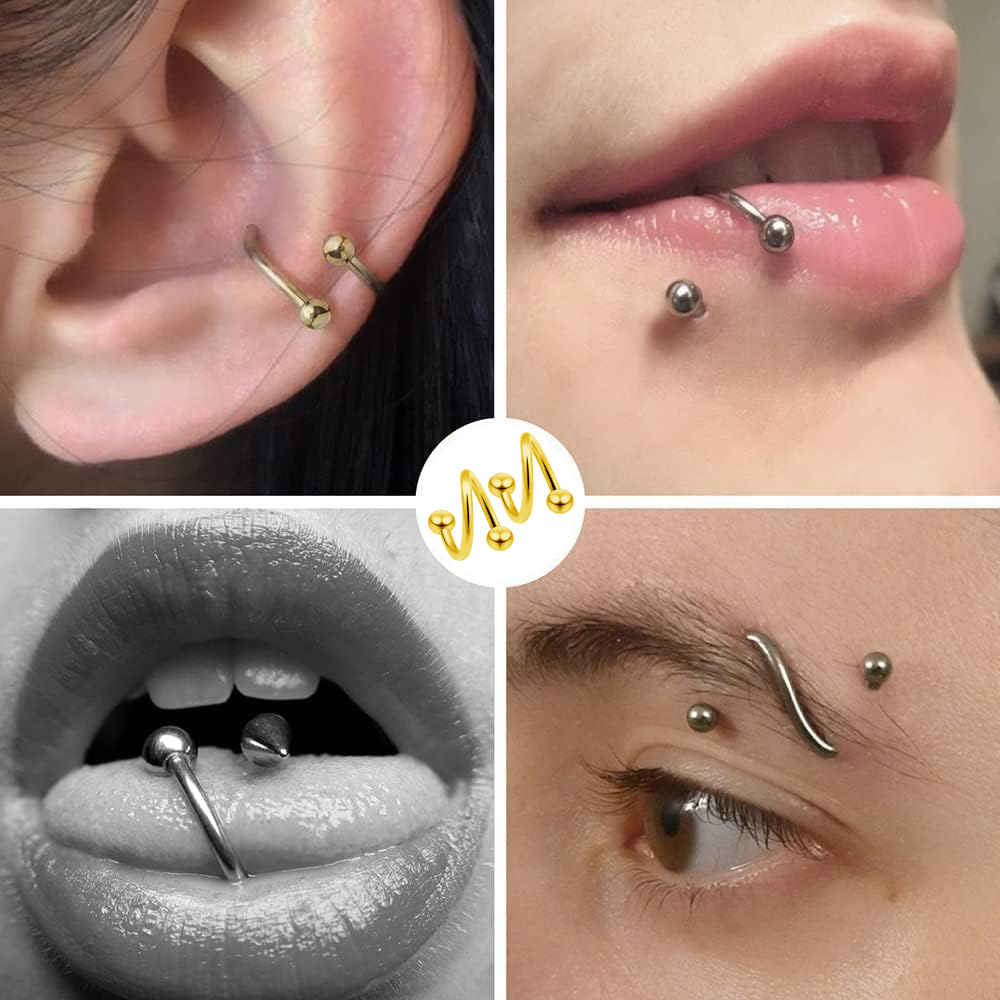 Women's Spiral Earrings Pierci - Body Jewelry Septum review and price