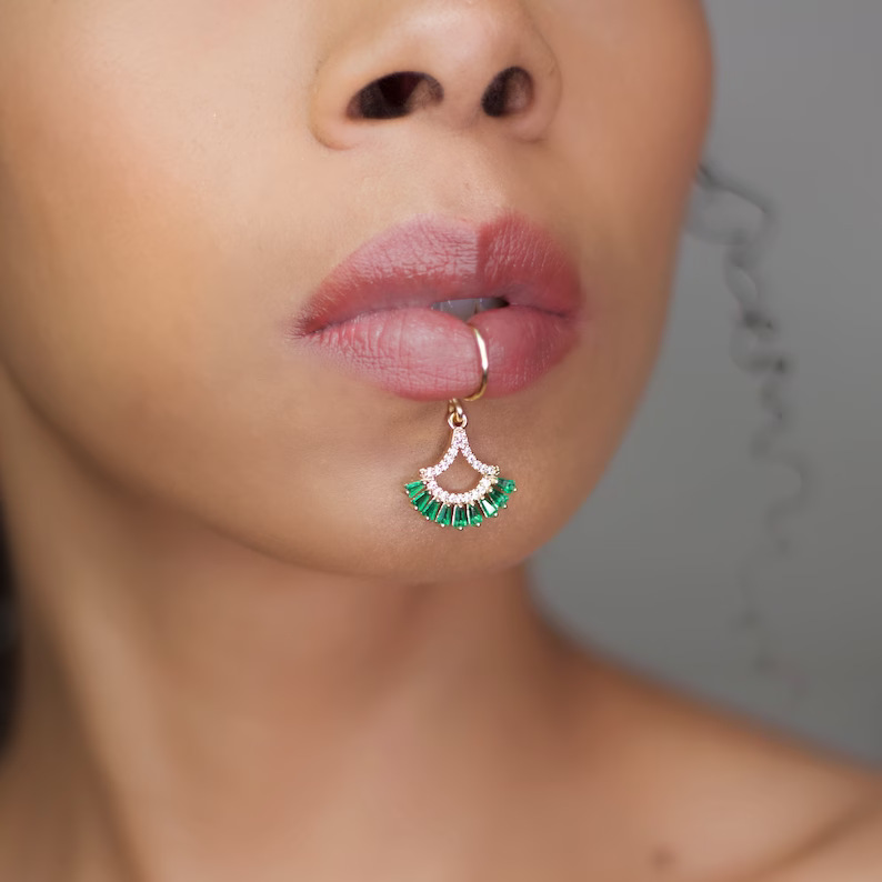 Luxury Gold Color Flower Shape - Body Jewelry Earrings review and price