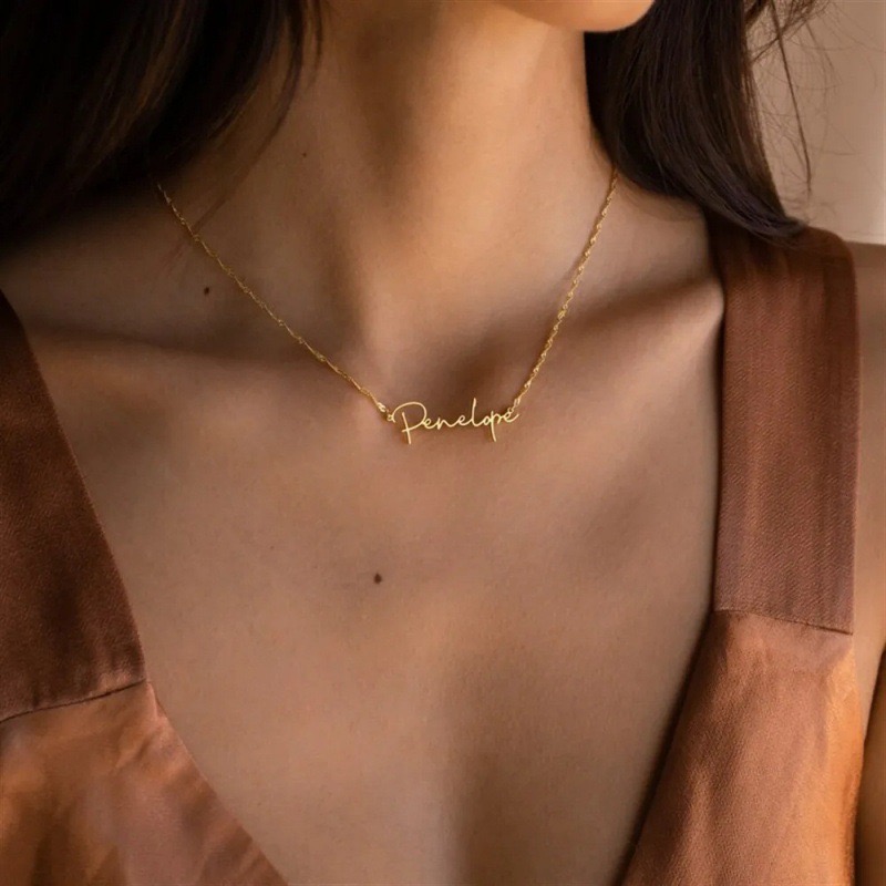 Custom Name Water Ripple Neckl - Body Jewelry Wholesale review and price