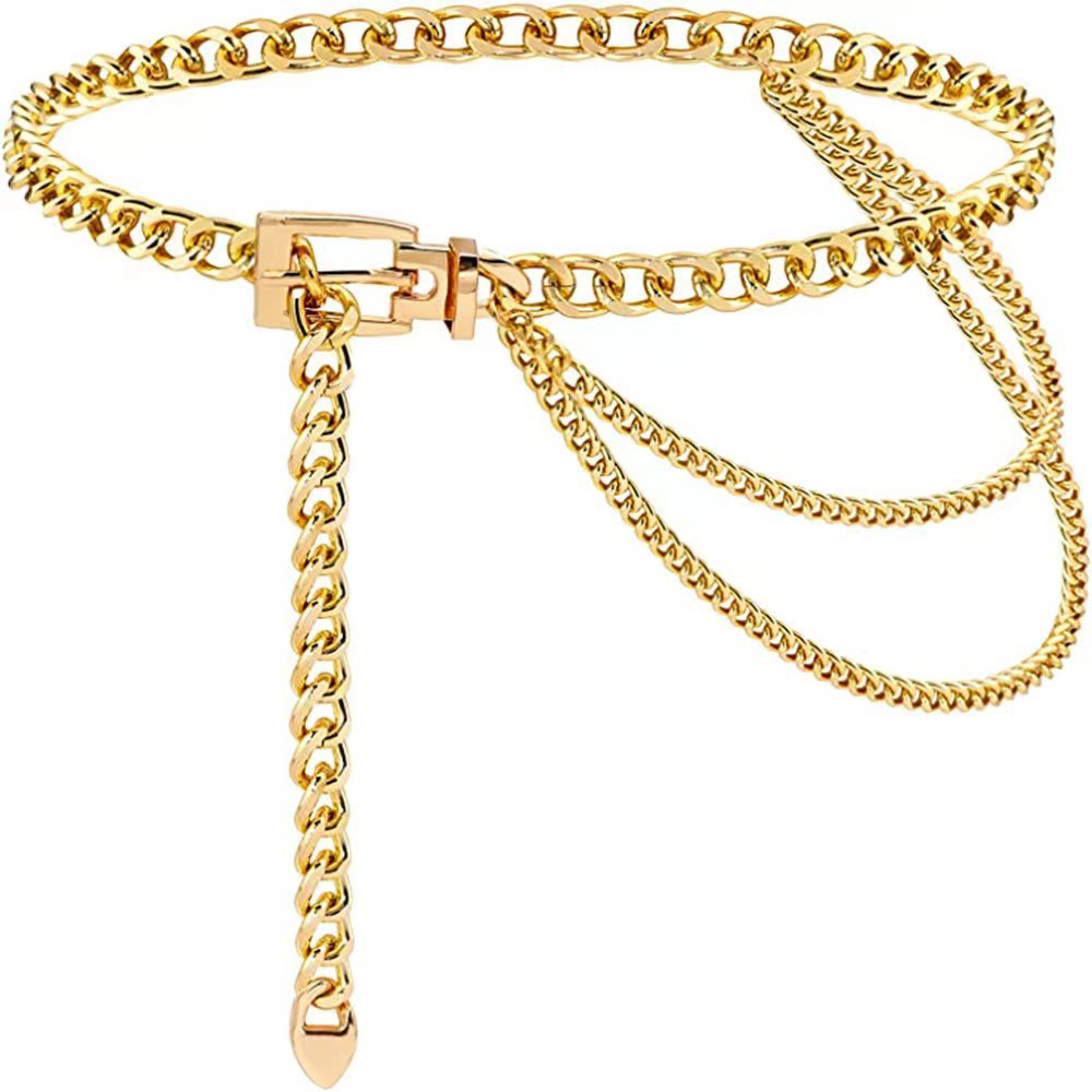 Punk Waist Chain Metal Belt La - Body Jewelry Waist review and price